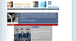 Desktop Screenshot of barbaracolio.com