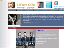 Tablet Screenshot of barbaracolio.com